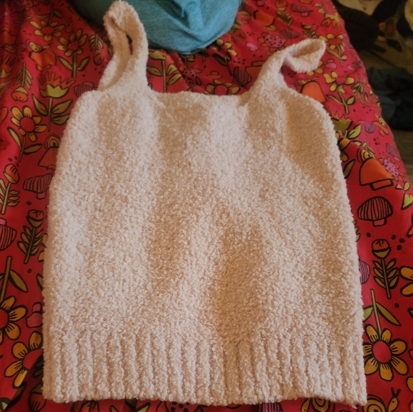 Skims Fuzzy Knit Tank Top - Picture 3 of 5